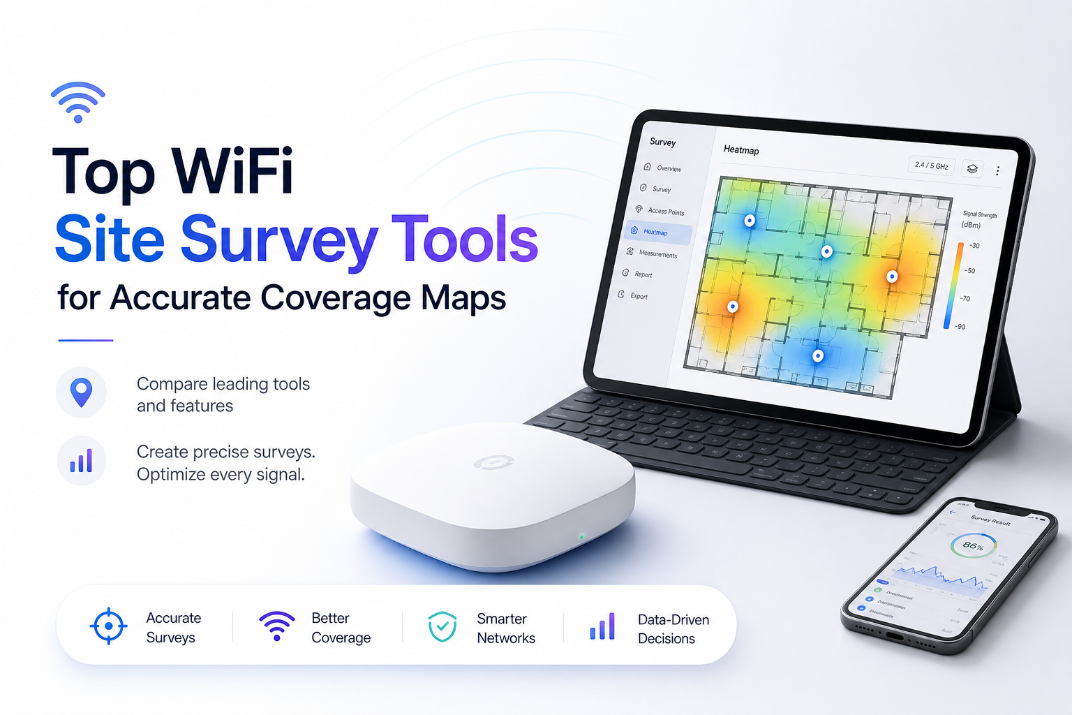 Top WiFi Site Survey Tools for Accurate Coverage Maps