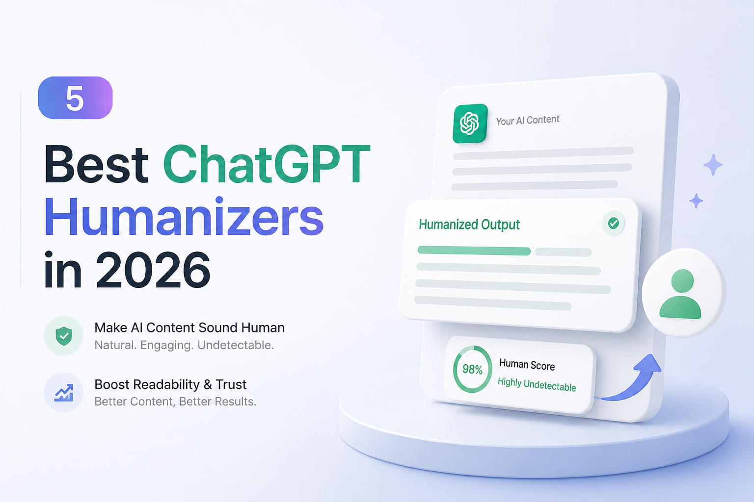 5 Best ChatGPT Humanizers in 2026