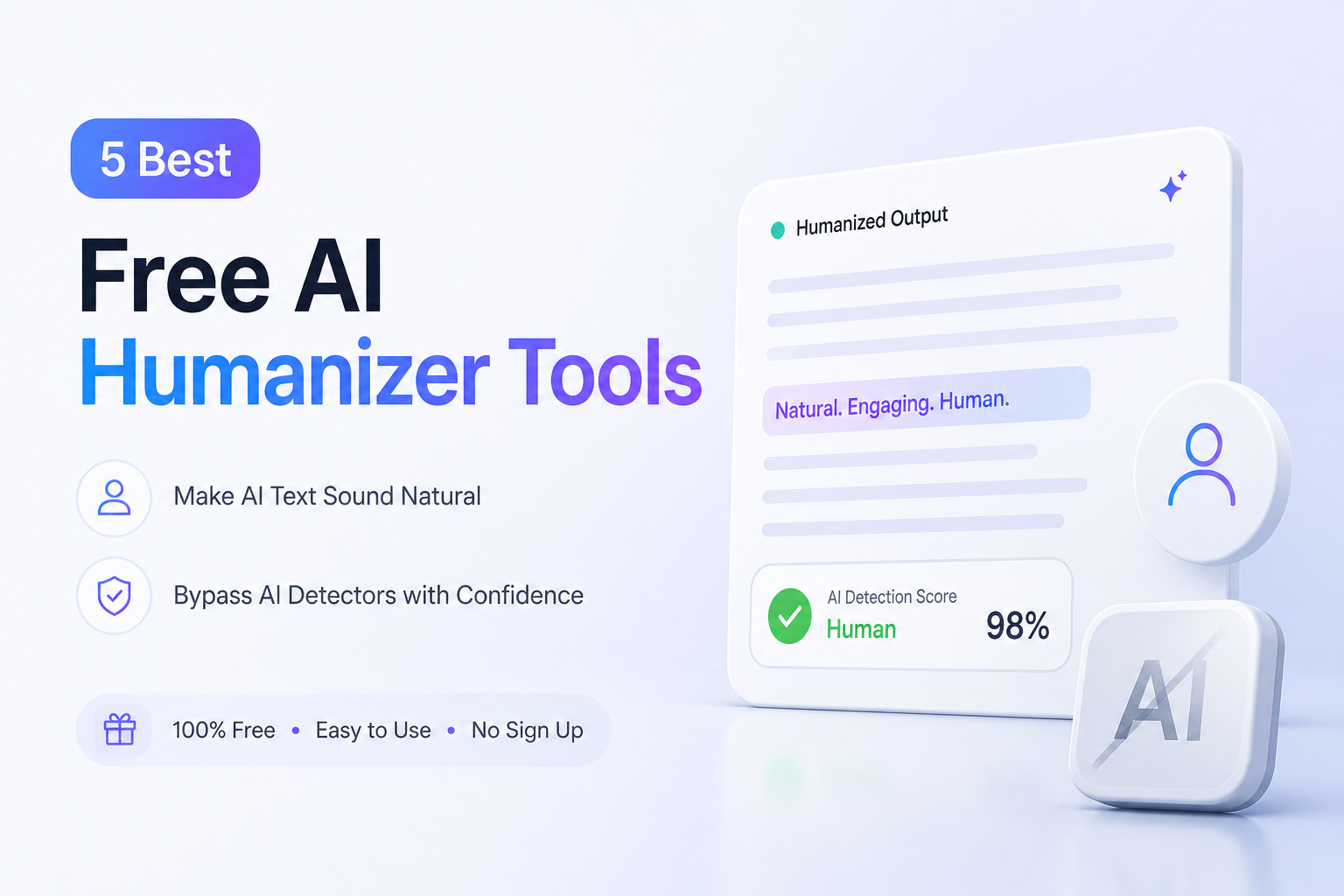 5 Best Free AI Humanizer Tools in 2026