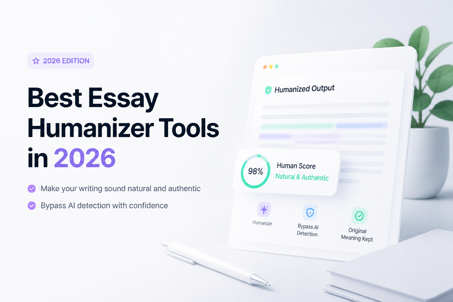 Best Essay Humanizer Tools in 2026