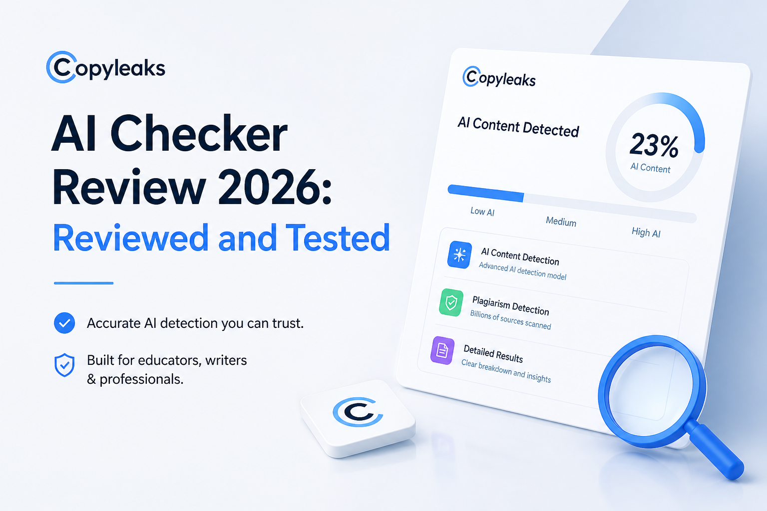 Copyleaks AI Checker Review 2026: Reviewed and Tested