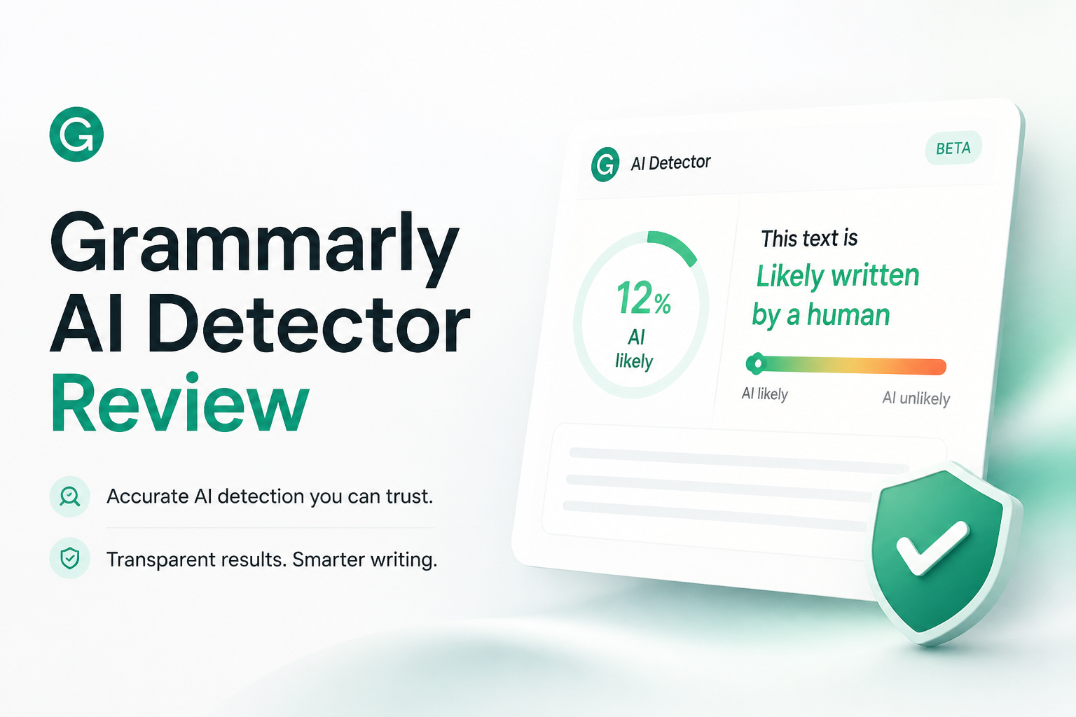 Grammarly AI Detector Review
